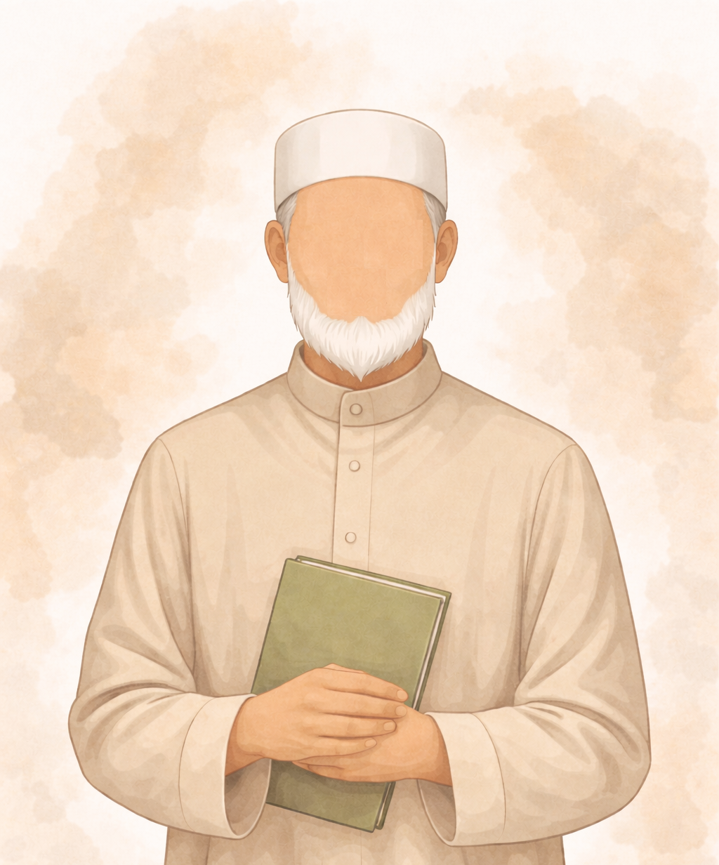 Faceless silhouettes representing wali consent in nikah